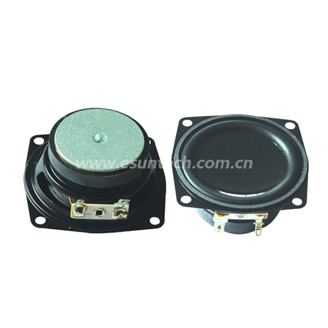  Loudspeaker 66mm YD66-55-4F45P-R Min Full Range Woofer Speaker Drivers - ESUNTECH